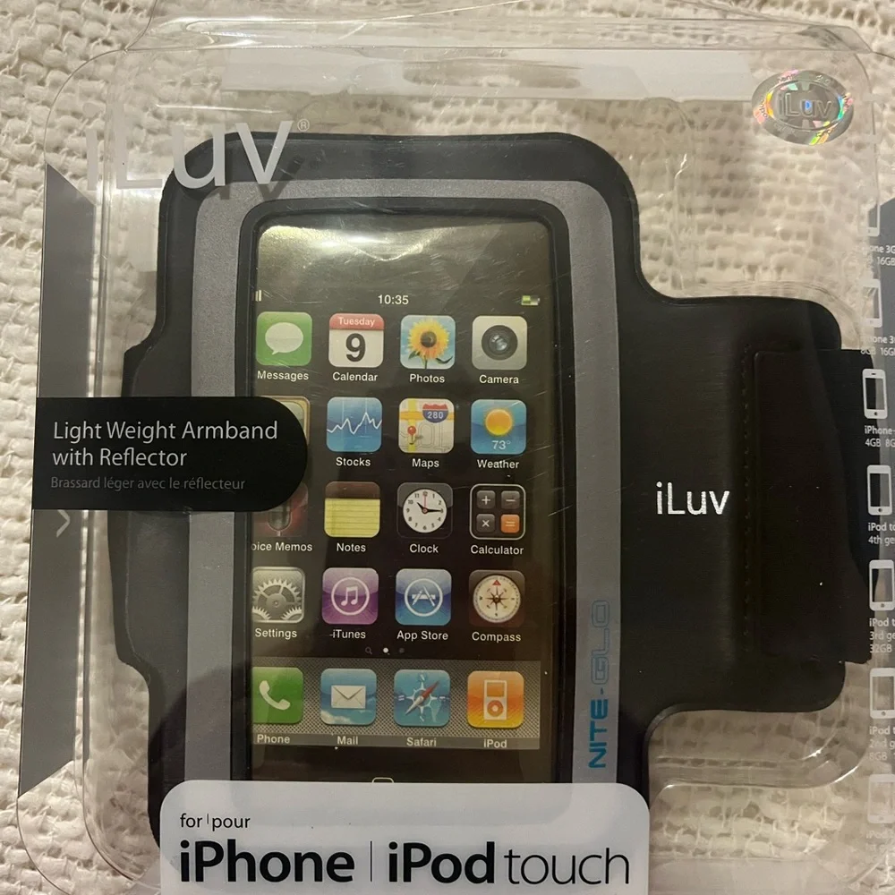 Black Armband for iPhone and iPod Touch